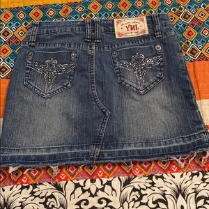 YMI Denim skirt child’s size 8